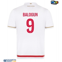 Moški Nogometni dresi AS Monaco Folarin Balogun #9 Domači 2025-26 Kratek Rokav